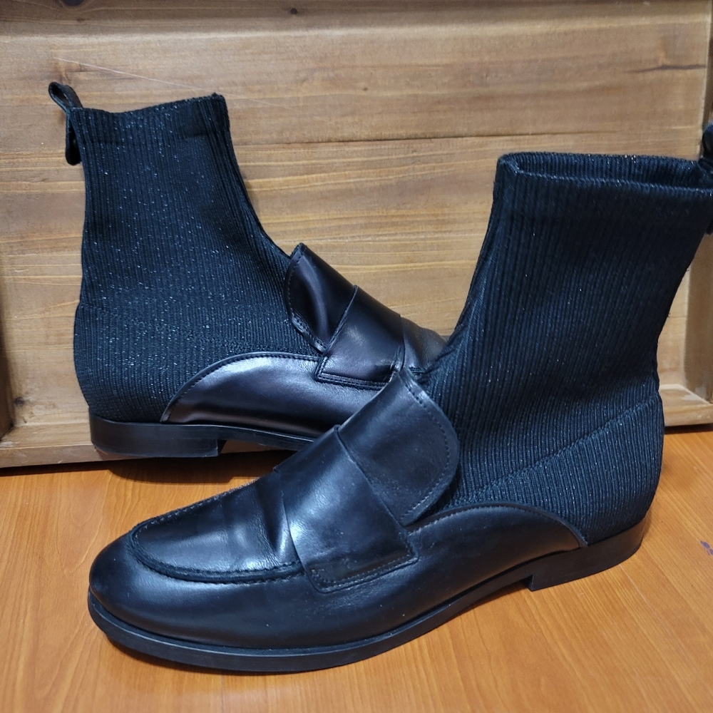 Carmen Black Mirtillo Diverso Scarpa Womans Loafers Sz 40/8.5